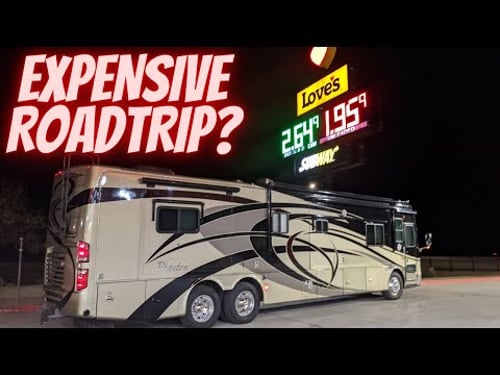 HOW MUCH DOES IT COST IN FUEL TO DRIVE A 42' MOTORHOME FROM ARIZONA TO FLORIDA?
