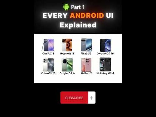 Every Android UI Explained Part 1
