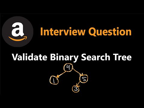 Validate Binary Search Tree - Depth First Search - Leetcode 98