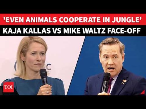 Unmissable: US-EUROPE Fight At Munich: Mike Waltz CLASHES With Kallas Over Trump Onslaught | WATCH