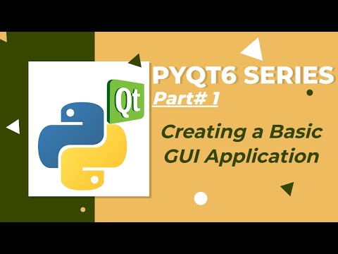 PyQt6 Tutorial Series - Creating a Basic GUI Application in Python