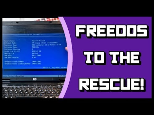 Retroing a business XP laptop with FreeDOS · DOScember 2024