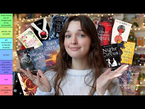 tier ranking every fantasy book i have ever read | 65+ books!!🏹