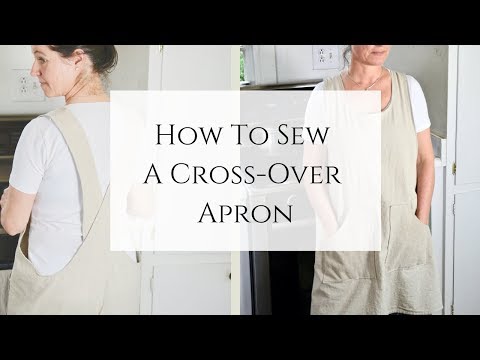 Cross -Back Apron | Easy Sewing Tutorial