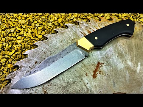 Making A Hunting Knife From A Saw Blade