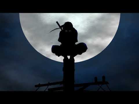Itachi Uchiha Moonlight Naruto Live Wallpaper 1 hours loop | Free Live Anime Wallpaper