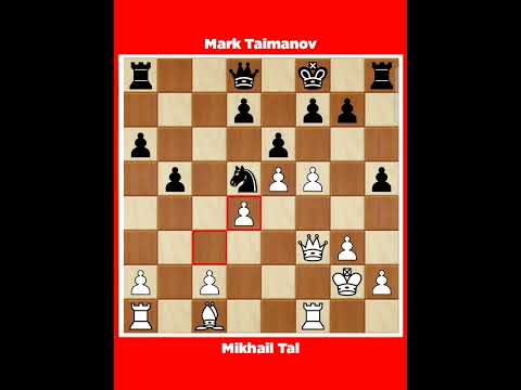 Mikhail Tal vs Mark Taimanov √ Ch URS Riga Latvia, 1985.
