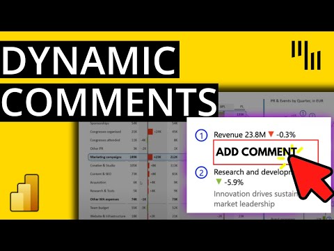 Add Dynamic Comments to Power BI Dashboards
