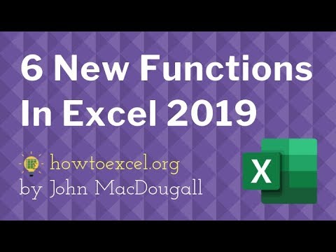 6 New Functions In Excel 2019 You Need To Learn