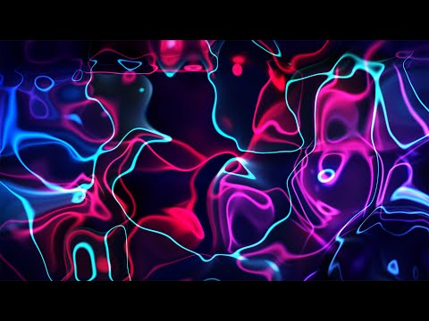 Bright Abstract Neon Multicolor Lines Animation Background video | Footage | Screensaver