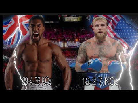 ANTHONY JOSHUA VS JAKE PAUL FULL FIGHT KNOCKOUT #mixlegend