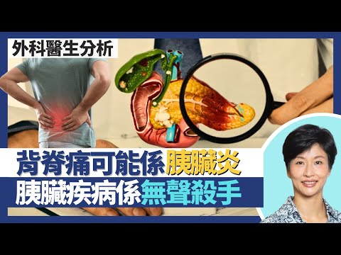 胰臟炎|背脊痛可能係胰臟炎?胰臟疾病係無聲殺手 胰臟癌發現時多已較遲?膽石、酒精可致胰線炎!|王建芳醫生 外科醫生陳詩正醫生|人類健康研究所