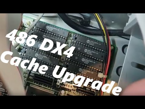 486 DX4-100Mhz CPU and Cache Upgrade (4K Reupload)