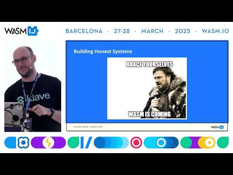 Bringing honest computing to the WASM world by Etienne Bossé @ Wasm I/O 2025