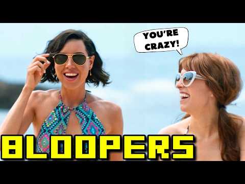 HILARIOUS AUBREY PLAZA BLOOPERS | Operation Fortune, Parks and Recreation, The To Do List