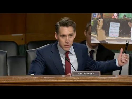 Hawley Puts Witnesses On Record Over Anti-Israel Protests: 'Shouldn't We Be Deporting These People?'