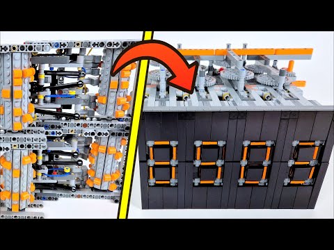 Building the World's Most Compact Mechanical LEGO Number Counter