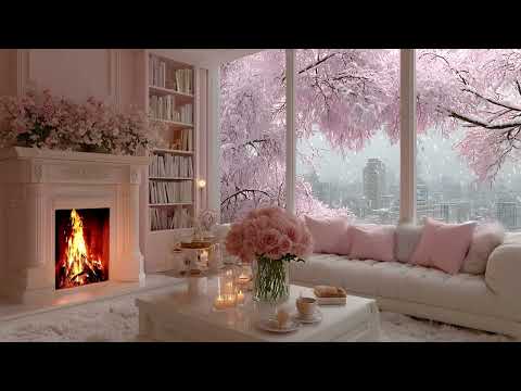 Cozy Fireplace Ambience ✨ Piano Music & Fireplace Ambience for Relaxation & Inner Peace