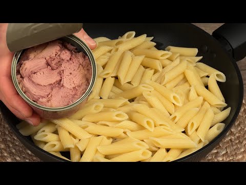 Mix tuna with pasta! I learned this trick in a fancy restaurant!