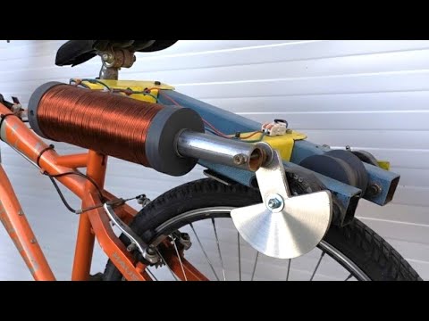 I Built a Giant Solenoid Engine, That Can Power a Bicycle!