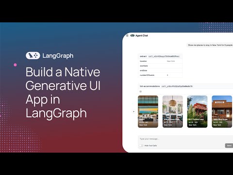 Build a Generative UI App in LangGraph