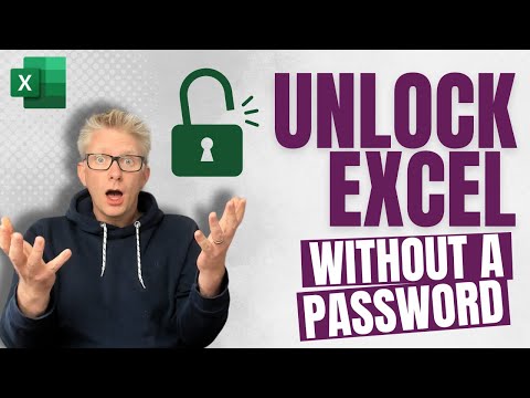 Easy way to unlock Excel & VBA without a password