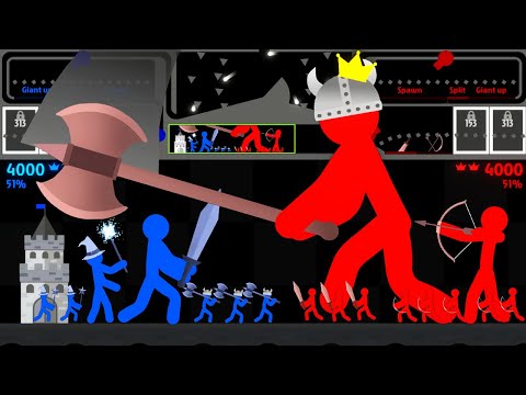 Stickman Fight : The Giant War - Marble & Ragdoll battle