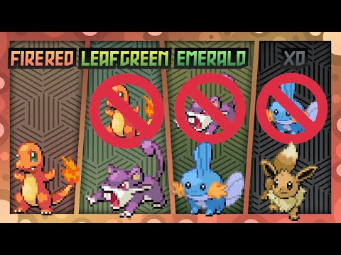 Nuzlocking the ENTIRE POKEMON FRANCHISE, But I Can't Use Repeats (FireRed, LeafGreen, Emerald, & XD)