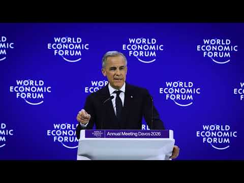 Prime Minister Carney delivers remarks at the World Economic Forum Annual Meeting