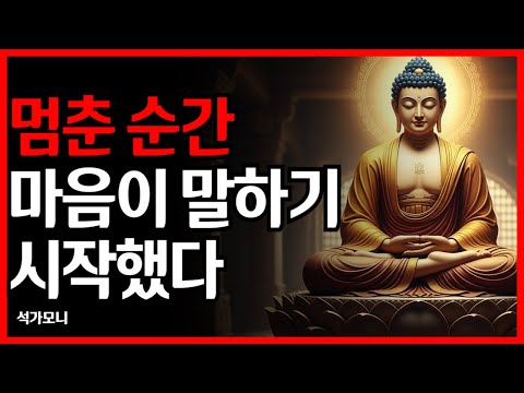 아무것도 하지 않을 때, 마음은 비로소 깨어납니다