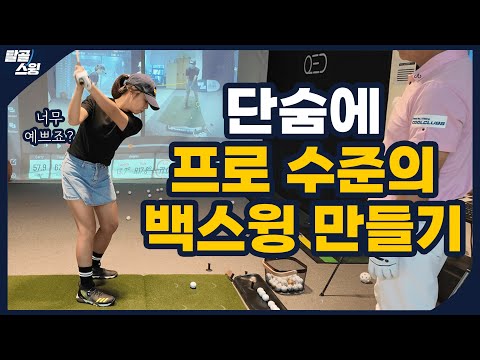 탈골스윙- 이대로만 연습 하면 감동을 받으실겁니다.