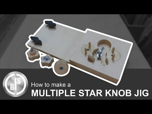 HOW TO MAKE A MULTIPLE STAR KNOB JIG | A MUCH EASIER PROCESS