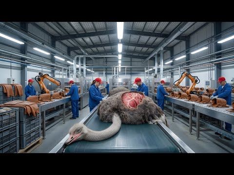 Inside a Modern Ostrich Leather Factory: From Ostrich to Premium Jacket (Full Process)