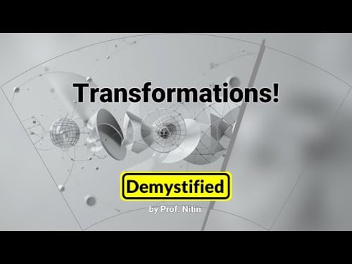Transformations (Cornerstone of Geometry and Visualization)