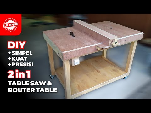 How to Make 2 in 1 Table Saw & Router Table | DIY Homemade Table Saw
