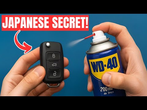 JAPANESE Tricks with WD-40 that will SAVE YOU THOUSANDS in repairs!