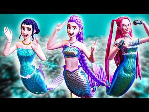 RUMI, MIRA & ZOEY Turn Into MERMAIDS!? KPop Demon Hunters Animation