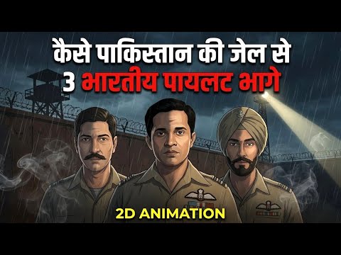 Kaise Pakistan Ki Jail Se Bhage 3 Indian Pilots | 2D Animation