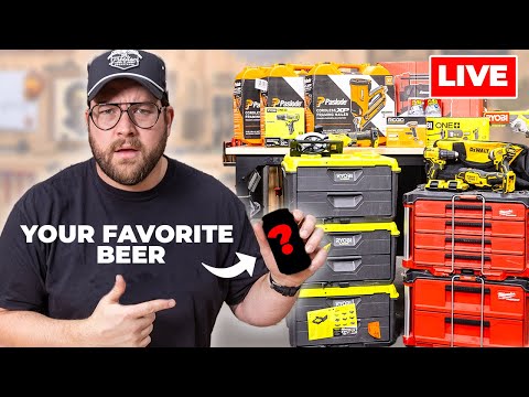 Testing Subscribers Favorite Beers & HUGE Tool + Table Giveaway 🔴 LIVE STREAM 🔴
