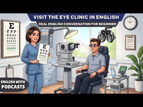 Eye Test in English | Real Medical Conversation for Beginner Learners
