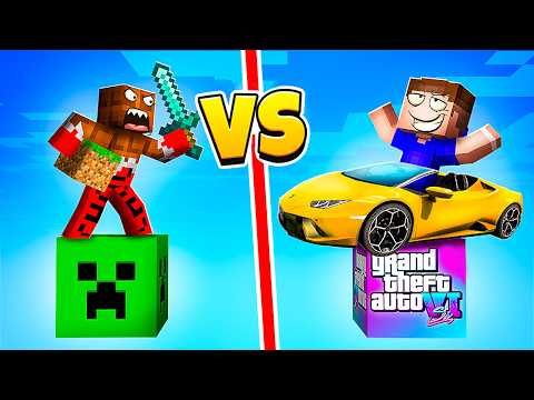 😱 ИГРОВАЯ БИТВА: ГТА 6 ЛАКИ БЛОК vs МАЙНКРАФТ ЛАКИБЛОК ! КТО ПОБЕДИТ?