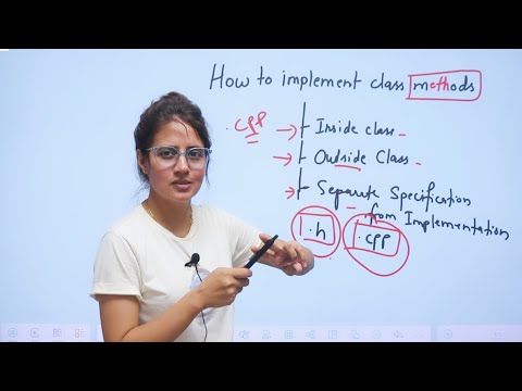 How to implement Class Methods in C++ | C++ Course for Beginners | Lecture 85