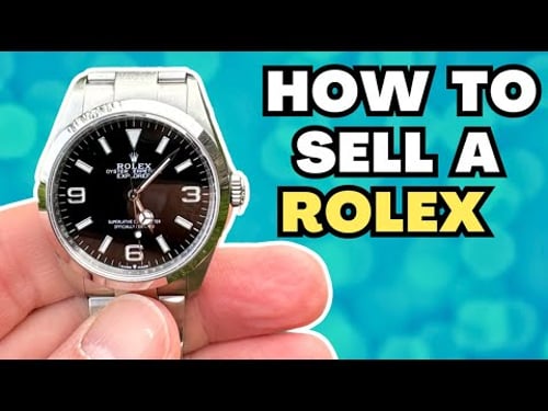HOW TO SELL A ROLEX WATCH | SELLING MY ROLEX EXPLORER IN 2024