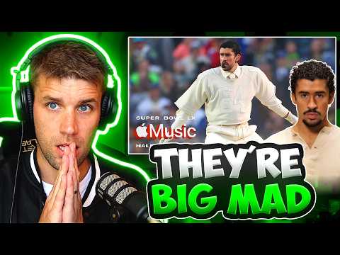 THEY’RE BIG MAD AT BAD BUNNY!! | Rapper Reacts to Super Bowl Halftime Show (REACTION)