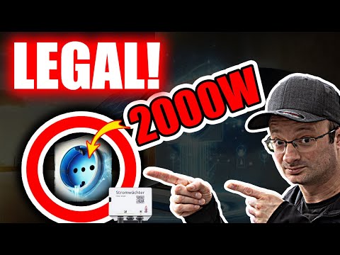 2000W Balkonkraftwerk EINSPEISUNG! - Mit DEM Trick geht es legal!