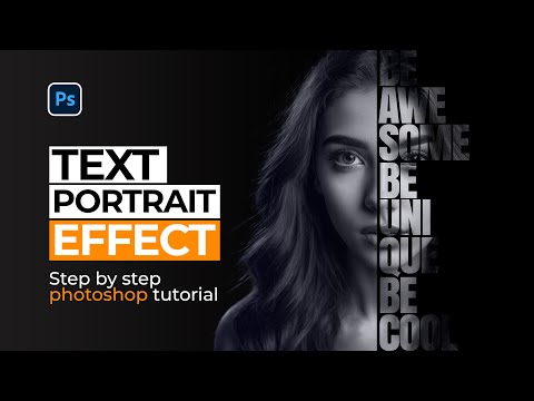 Text Portrait Effect (Photoshop Tutorial)