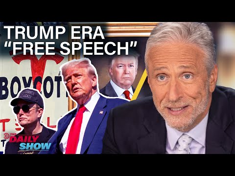 Jon Stewart on Which Speech Is Free and Which Will Cost You in Trump’s America | The Daily Show