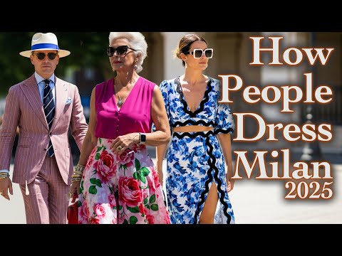 🇮🇹 WHAT EVERYONE IS WEARING IN MILAN: Summer 2025 Fashion Trends / Colors, Fabrics, Accessories