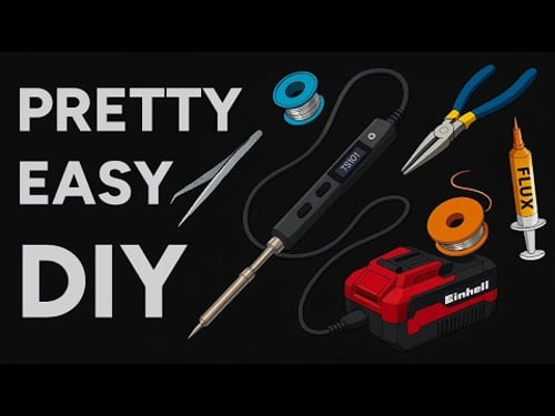 DIY Battery-Powered Soldering Station for TS101 Iron - No Outlets Needed