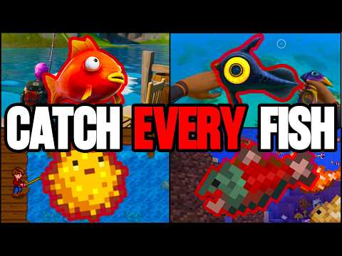 I Challenged My Friends To Catch A Fish In Every Game